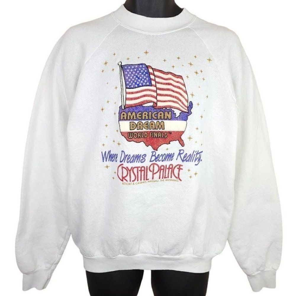 American Dream World Finals Sweatshirt Vintage 90s Beauty Pageant Made In USA